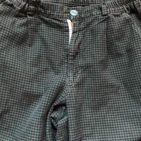 PLAID GREEN VINTAGE TROUSERS - Picture 2 of 5
